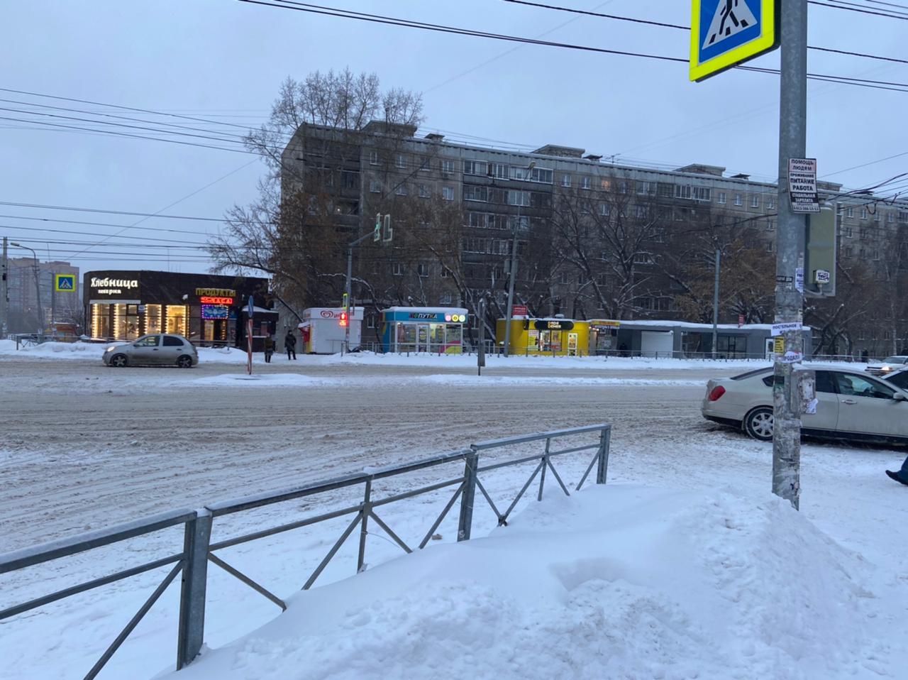 Фото Снежный коллапс в Новосибирске: день второй 8